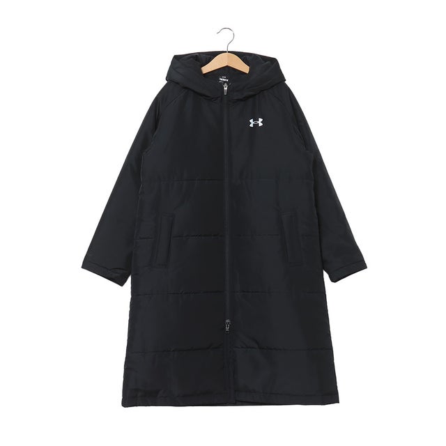ジュニア ベンチコート UAインサレーテッド ロングコート 6016567 （Black /  /）