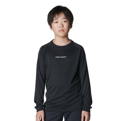 アンダーアーマー/キッズ/UA LONGSHOT LONG SLEEVE T-SHIRT （Black /  /）｜詳細画像