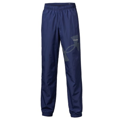 アンダーアーマー UNDER ARMOUR アンダーアーマー/キッズ/UA TRICOT LINED SUPER BIG LOGO PANTS （Washed Navy /  / White）｜詳細画像