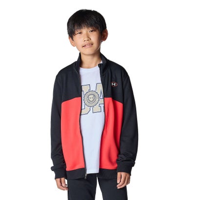 アンダーアーマー/キッズ/UA TRACK JACKET （Black / Racer Red / White）｜詳細画像