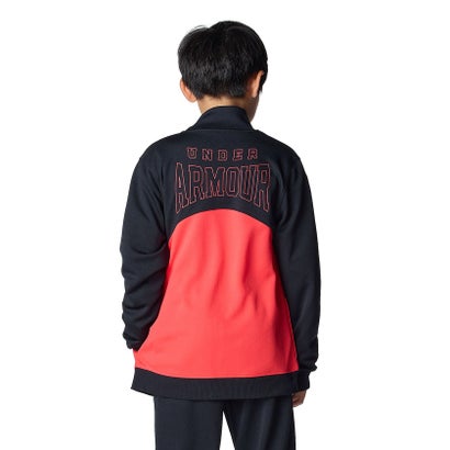 アンダーアーマー/キッズ/UA TRACK JACKET （Black / Racer Red / White）｜詳細画像