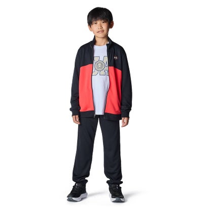 アンダーアーマー/キッズ/UA TRACK JACKET （Black / Racer Red / White）｜詳細画像