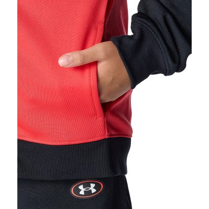 アンダーアーマー/キッズ/UA TRACK JACKET （Black / Racer Red / White）｜詳細画像