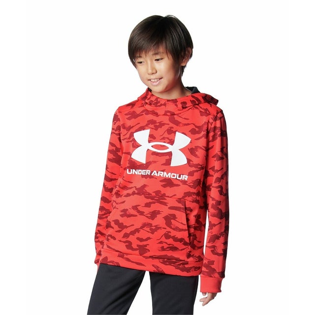 /キッズ/UA AF PRINTED BIG LOGO HD （Racer Red / Cardinal / White）