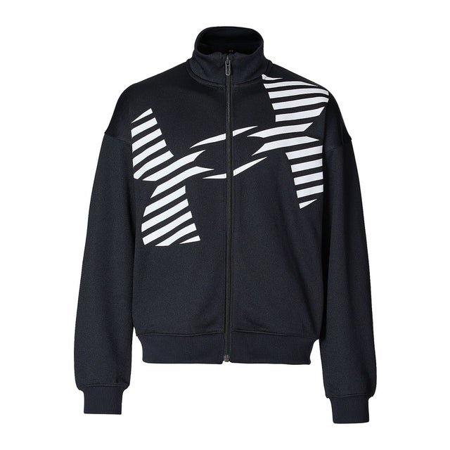 /キッズ/UA TRACK JACKET （Black /  / White）