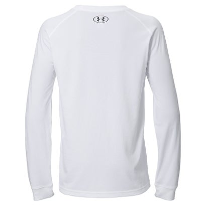 アンダーアーマー UNDER ARMOUR アンダーアーマー/キッズ/UA BOYS TECH BIG LOGO LS T-SHIRTS （White / /）｜詳細画像