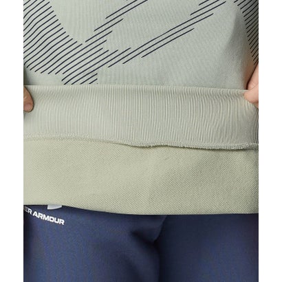 アンダーアーマー UNDER ARMOUR アンダーアーマー/キッズ/UA TECH TERRY SUPER BIG LOGO HOODIE （Khaki Base / Midnight Navy / White）｜詳細画像