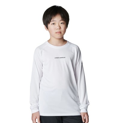 アンダーアーマー/キッズ/UA LONGSHOT LONG SLEEVE T-SHIRT （White /  /）｜詳細画像