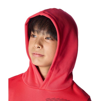 アンダーアーマー UNDER ARMOUR アンダーアーマー/キッズ/UA TECH TERRY SUPER BIG LOGO HOODIE （Lava Red / Black / White）｜詳細画像