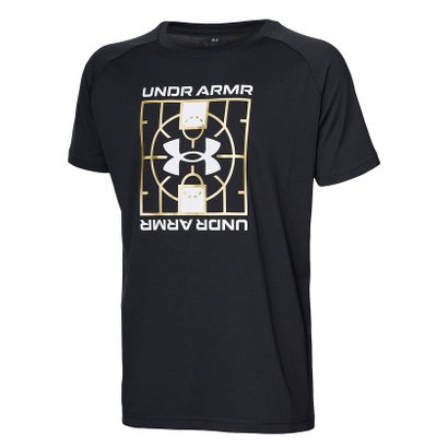 アンダーアーマー/キッズ/UA Tech Logo Short Sleeve T-Shirt （Black /  /）｜詳細画像