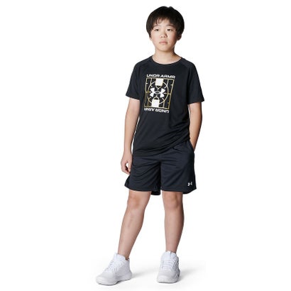 アンダーアーマー/キッズ/UA Tech Logo Short Sleeve T-Shirt （Black /  /）｜詳細画像