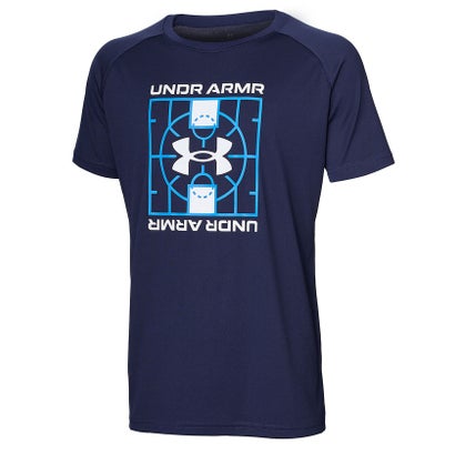 アンダーアーマー/キッズ/UA Tech Logo Short Sleeve T-Shirt （Midnight Navy /  /）｜詳細画像