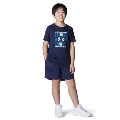 アンダーアーマー/キッズ/UA Tech Logo Short Sleeve T-Shirt （Midnight Navy /  /）｜詳細画像