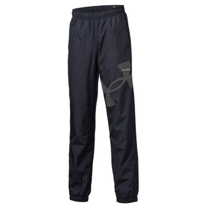 アンダーアーマー UNDER ARMOUR アンダーアーマー/キッズ/UA TRICOT LINED SUPER BIG LOGO PANTS （Black / Khaki Base / White）｜詳細画像