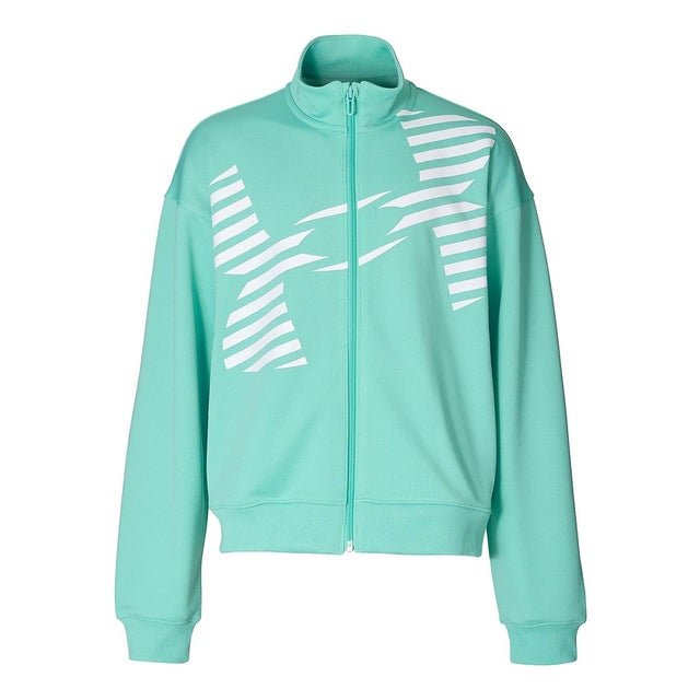 /キッズ/UA TRACK JACKET （Radial Turquoise /  / White）