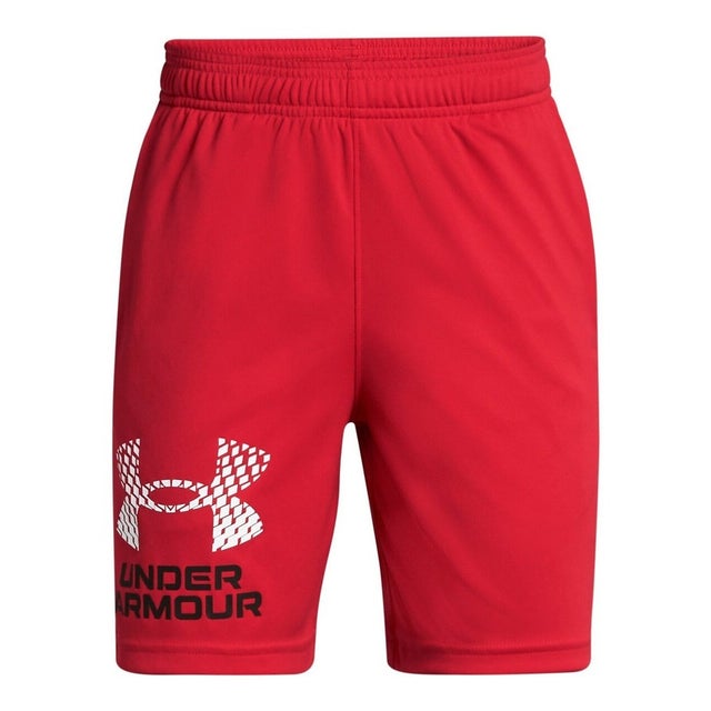 /キッズ/UA TECH LOGO SHORTS （Red /  / White）