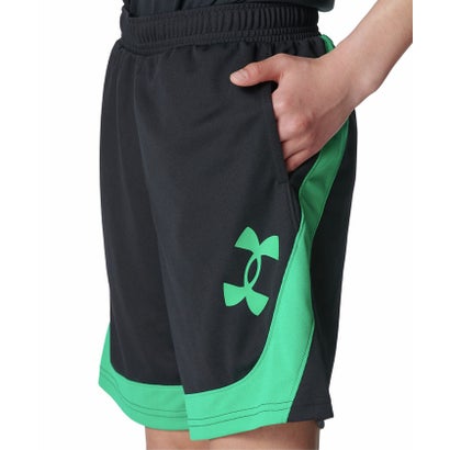 アンダーアーマー UNDER ARMOUR アンダーアーマー/キッズ/UA Baseline Shorts （Black /  / Tidal Green）｜詳細画像
