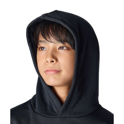 アンダーアーマー UNDER ARMOUR アンダーアーマー/キッズ/UA TECH TERRY SUPER BIG LOGO HOODIE （Black / Khaki Base / White）｜詳細画像
