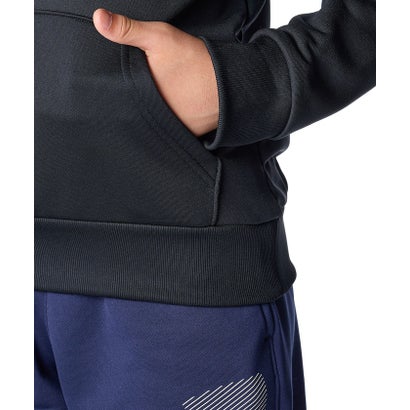 アンダーアーマー UNDER ARMOUR アンダーアーマー/キッズ/UA TECH TERRY SUPER BIG LOGO HOODIE （Black / Khaki Base / White）｜詳細画像