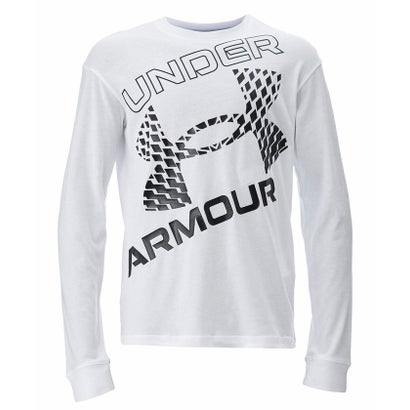 アンダーアーマー/キッズ/UA SUPER BIG LOGO LONG SLEEVE T-SHIRT （White /  / Black）｜詳細画像