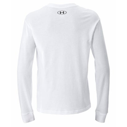 アンダーアーマー/キッズ/UA SUPER BIG LOGO LONG SLEEVE T-SHIRT （White /  / Black）｜詳細画像