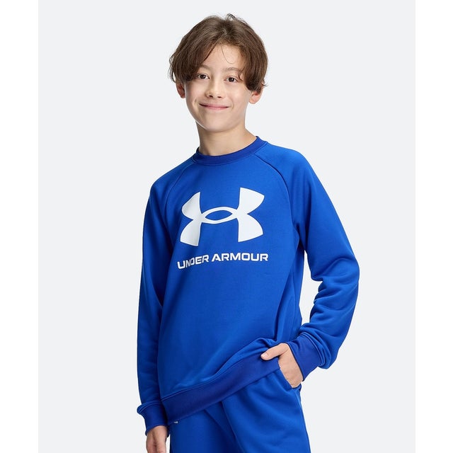 /キッズ/UA TECH TERRY LOGO CREW （Royal /  /）