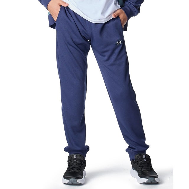 /キッズ/UA TRACK PANTS （Washed Navy /  / White）
