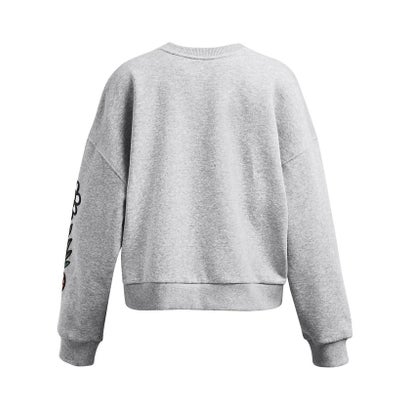アンダーアーマー UNDER ARMOUR アンダーアーマー/キッズ/UA RIVAL FLEECE OVERSIZE NOVELTY CREW （Mod Gray Light Heather /  / Black）｜詳細画像