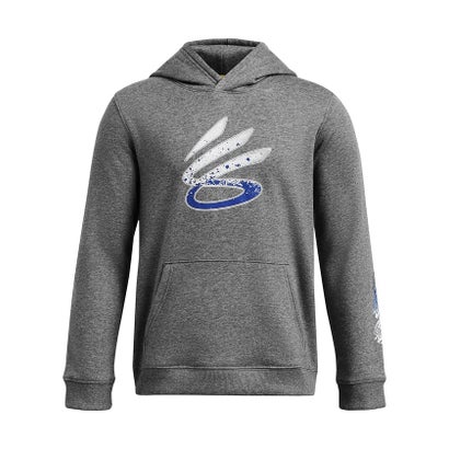 アンダーアーマー/キッズ/F24 Curry Boys Splash Hoodie （Castlerock Full Heather /  / White）｜詳細画像