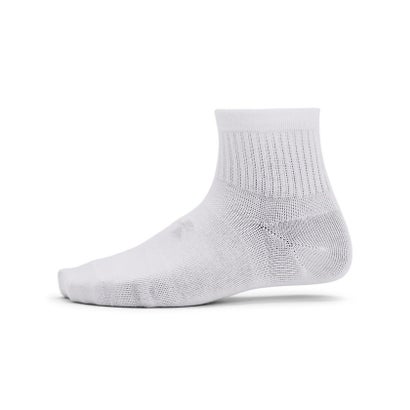 アンダーアーマー/キッズ/UA Essential 3pk Qtr Yth （White / White / Halo Gray）｜詳細画像