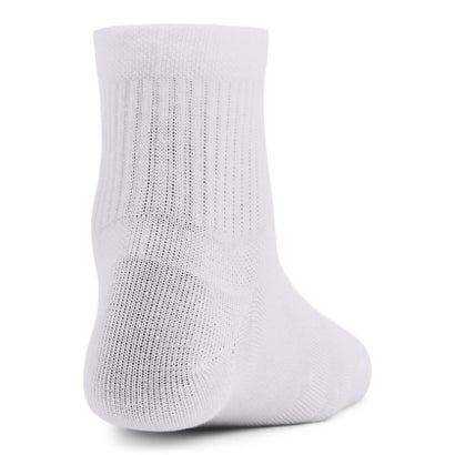 アンダーアーマー/キッズ/UA Essential 3pk Qtr Yth （White / White / Halo Gray）｜詳細画像