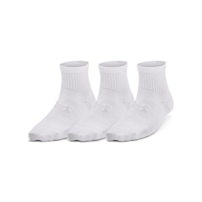 アンダーアーマー/キッズ/UA Essential 3pk Qtr Yth （White / White / Halo Gray）｜詳細画像