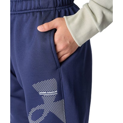 アンダーアーマー UNDER ARMOUR アンダーアーマー/キッズ/UA TECH TERRY BIG LOGO JOGGER PANTS （Midnight Navy / Khaki Base / White）｜詳細画像
