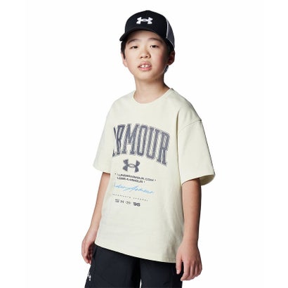 アンダーアーマー UNDER ARMOUR アンダーアーマー/キッズ/UA HEAVYWEIGHT COTTON GRAPHIC SHORT SLEEVE T-SHIRT （Silt /  / Castlerock）｜詳細画像