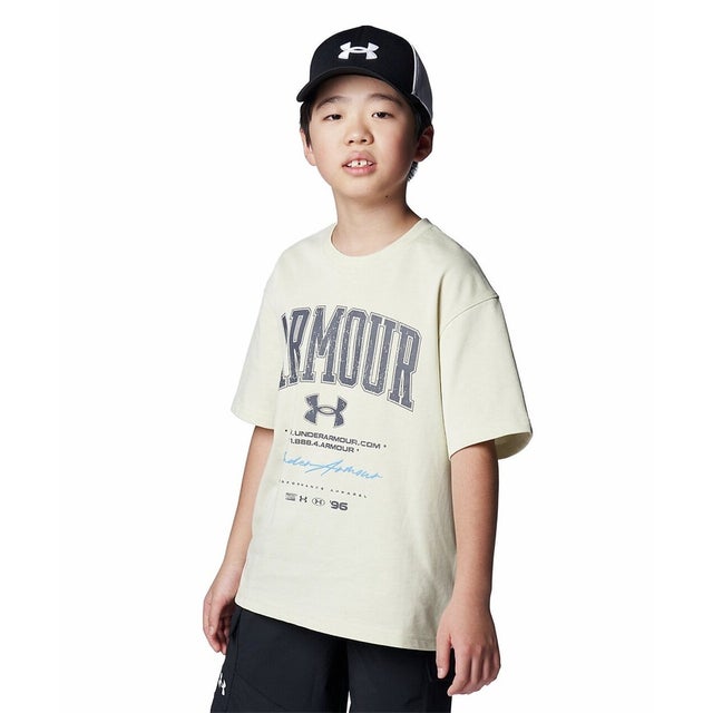 /キッズ/UA HEAVYWEIGHT COTTON GRAPHIC SHORT SLEEVE T-SHIRT （Silt /  / Castlerock）