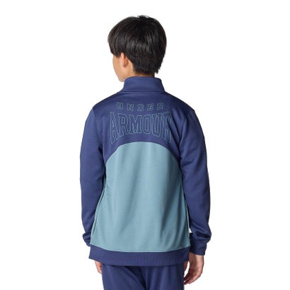 アンダーアーマー/キッズ/UA TRACK JACKET （Washed Navy / Jasper Blue / White）｜詳細画像