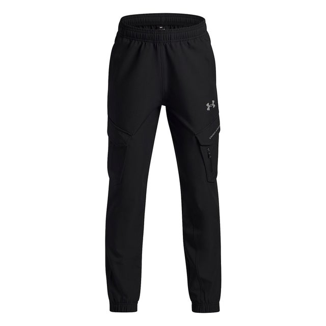 /キッズ/UA Woven Cargo Jogger Pants （Black /  / Steel）