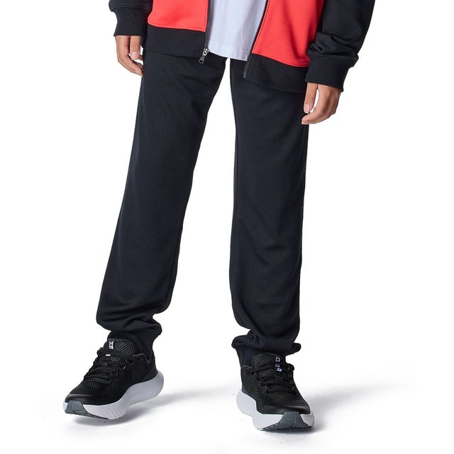 /キッズ/UA TRACK PANTS （Black /  / White）