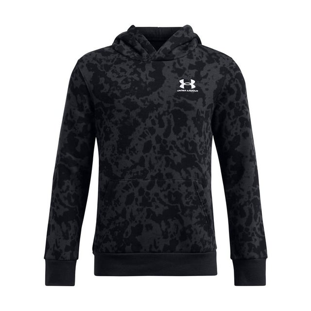 /キッズ/UA ICON FLEECE PRINT HOODIE （Black / Anthracite / White）