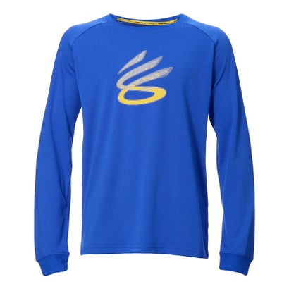 アンダーアーマー UNDER ARMOUR アンダーアーマー/キッズ/CURRY BOYS TECH LS T-SHIRTS （Royal /  /）｜詳細画像