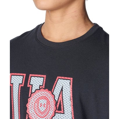 アンダーアーマー UNDER ARMOUR アンダーアーマー/キッズ/UA PERFORMANCE COTTON VARSITY LOGO LONG SLEEVE T-SHIRT （Black /  / Mod Gray）｜詳細画像