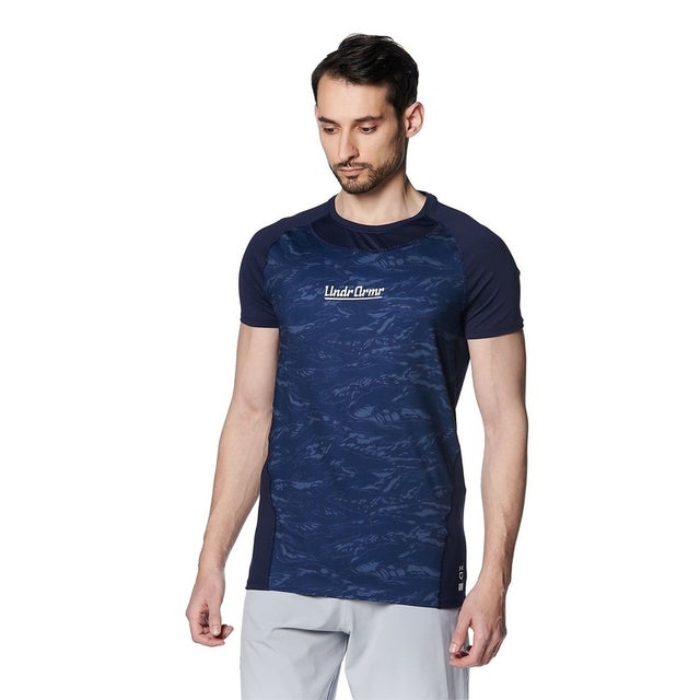 /メンズ/UA HG COMFORT FITTED SS NOV （Midnight Navy /  /）