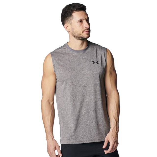 /メンズ/UA TECH SLEEVELESS SHIRT （Carbon Heather /  /）
