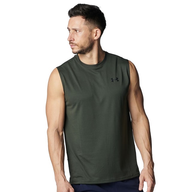 /メンズ/UA TECH SLEEVELESS SHIRT （Baroque Green /  /）