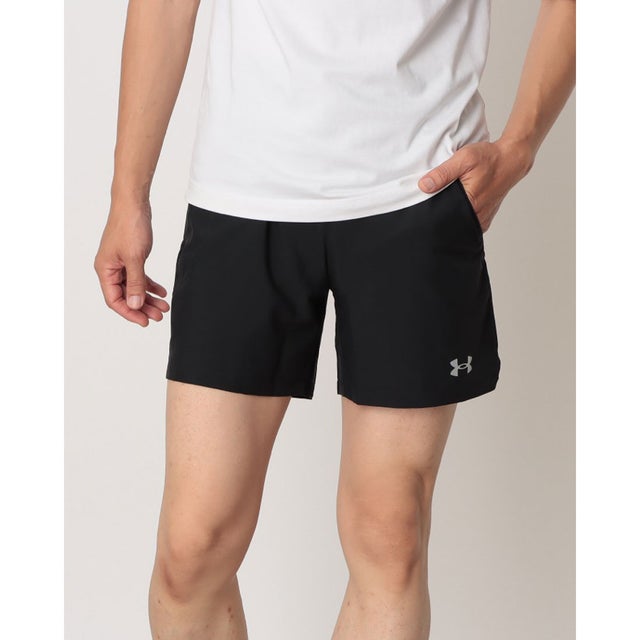 メンズ クロスクォーターパンツ UAマルチ ポケット ウーブンショーツ 6013290 （Black /  /）