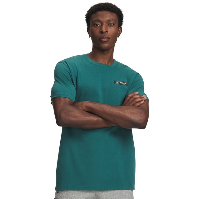 /メンズ/UA HW ARMOUR LABEL SS （Rack Green /  / Black）
