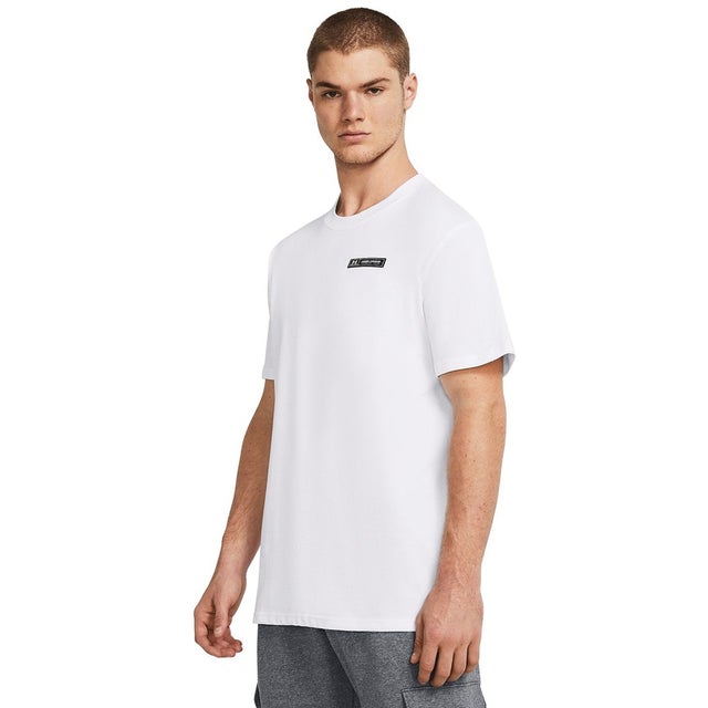 /メンズ/UA HW ARMOUR LABEL SS （White /  / Black）