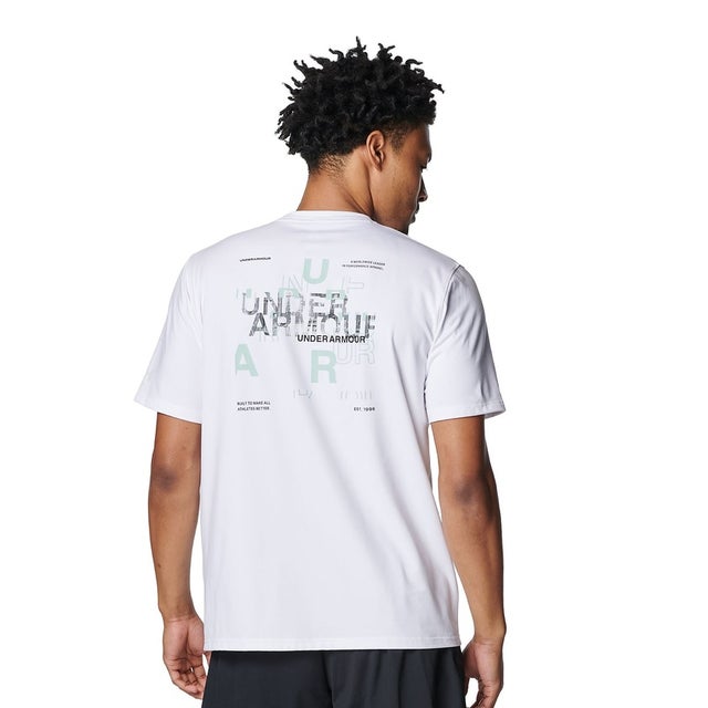 /メンズ/UA MOTIVATE GRAPHIC SHORT SLEEVE T-SHIRT （White /  /）
