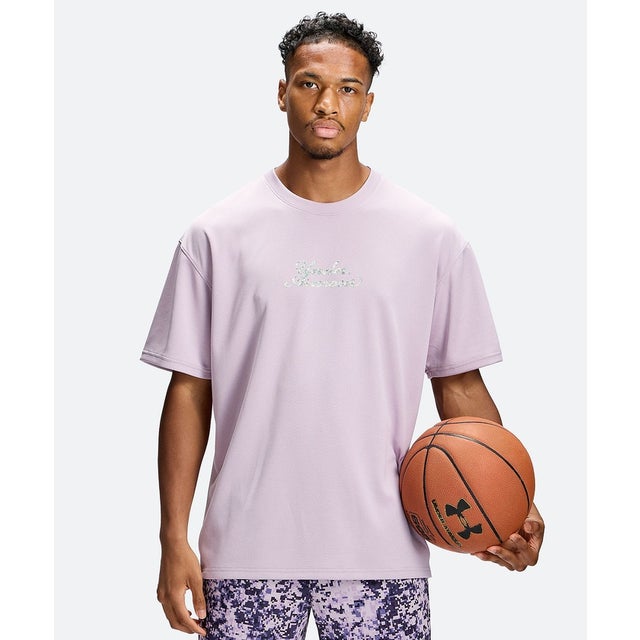 /メンズ/UA STREET QUEST SHORT SLEEVE T-SHIRT （Mauve Pink /  / Stone）