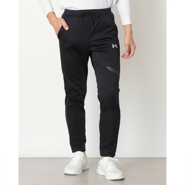 メンズ ウインドジャケット UAウインターニット 3レイヤー フルジップ パンツ 6016748 （Black /  /）